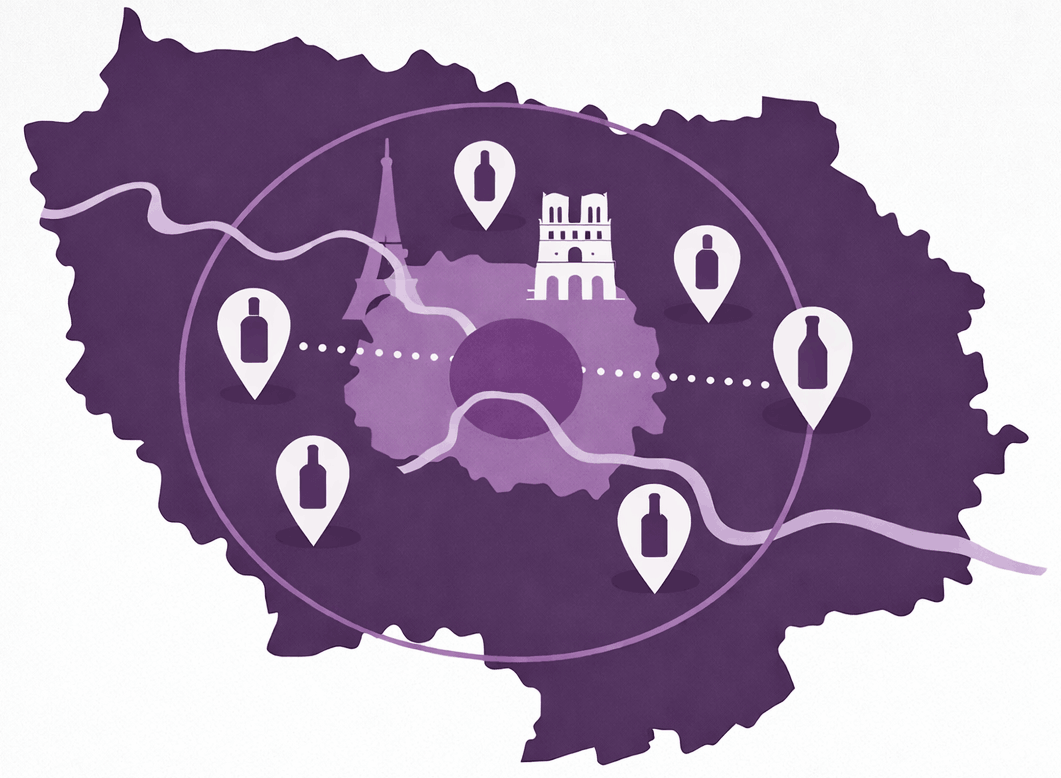 Zone de livraison Cozco — Île-de-France